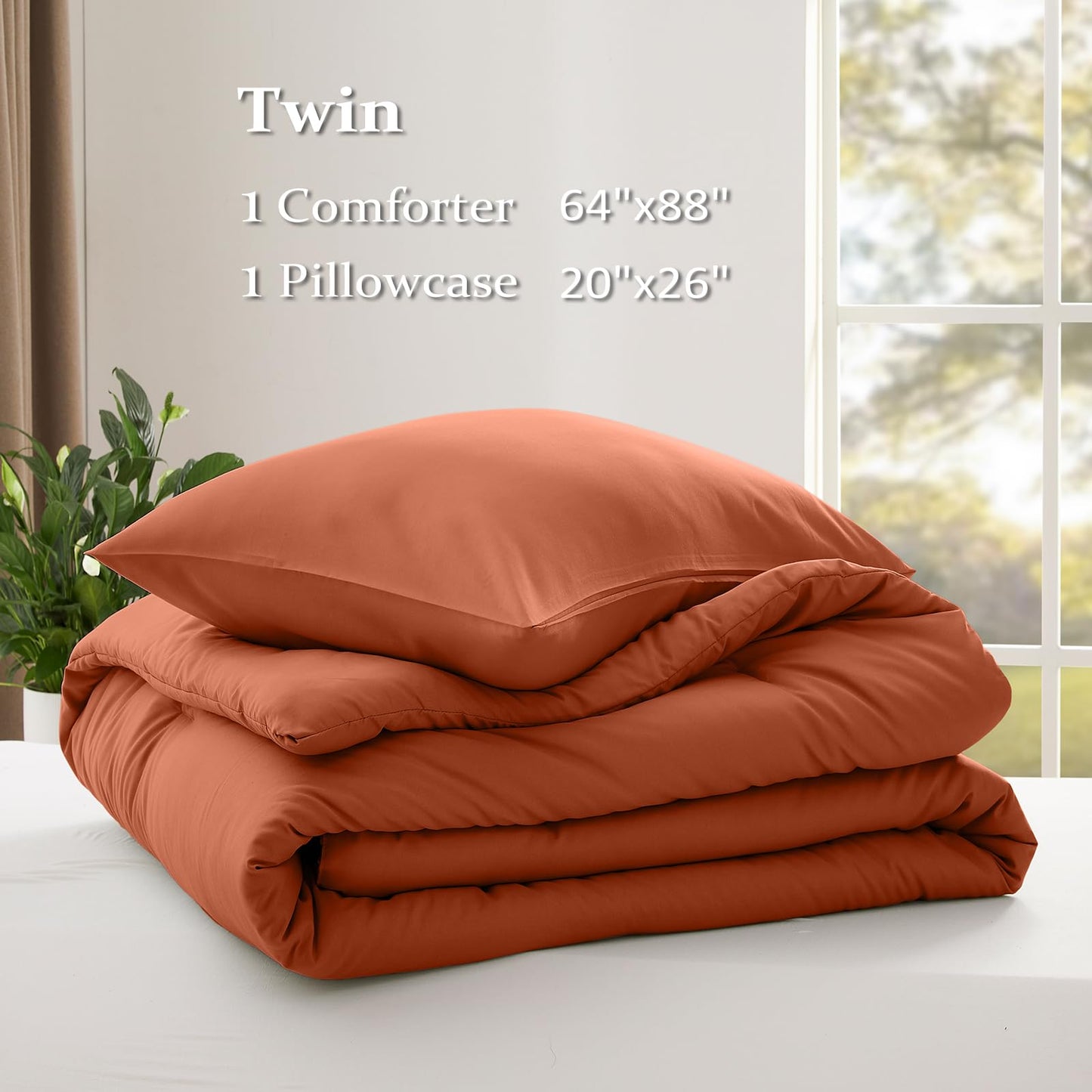 Lightweight Beige Comforter Set Queen Size, Fluffy Comforters