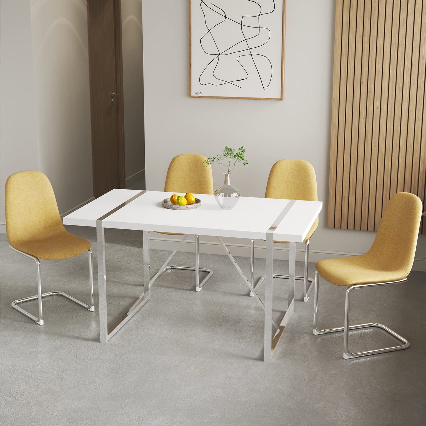 Dining Table Set for 4，5 Piece Dining Table Set