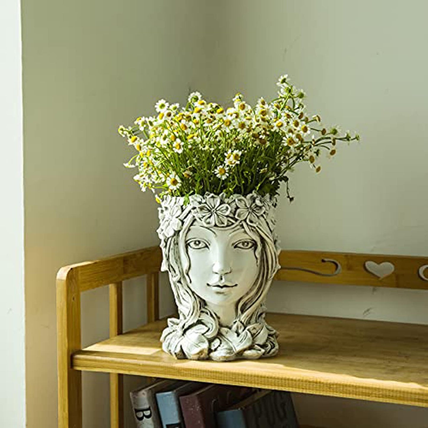 Face Flower Pot Head Planter Pots Succulent Planter Goddess Face