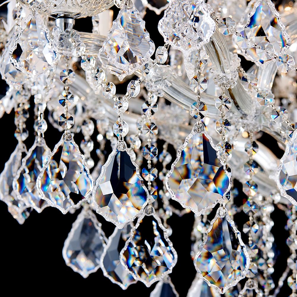 Large Gold Modern Crystal Chandelier Light Fixtures