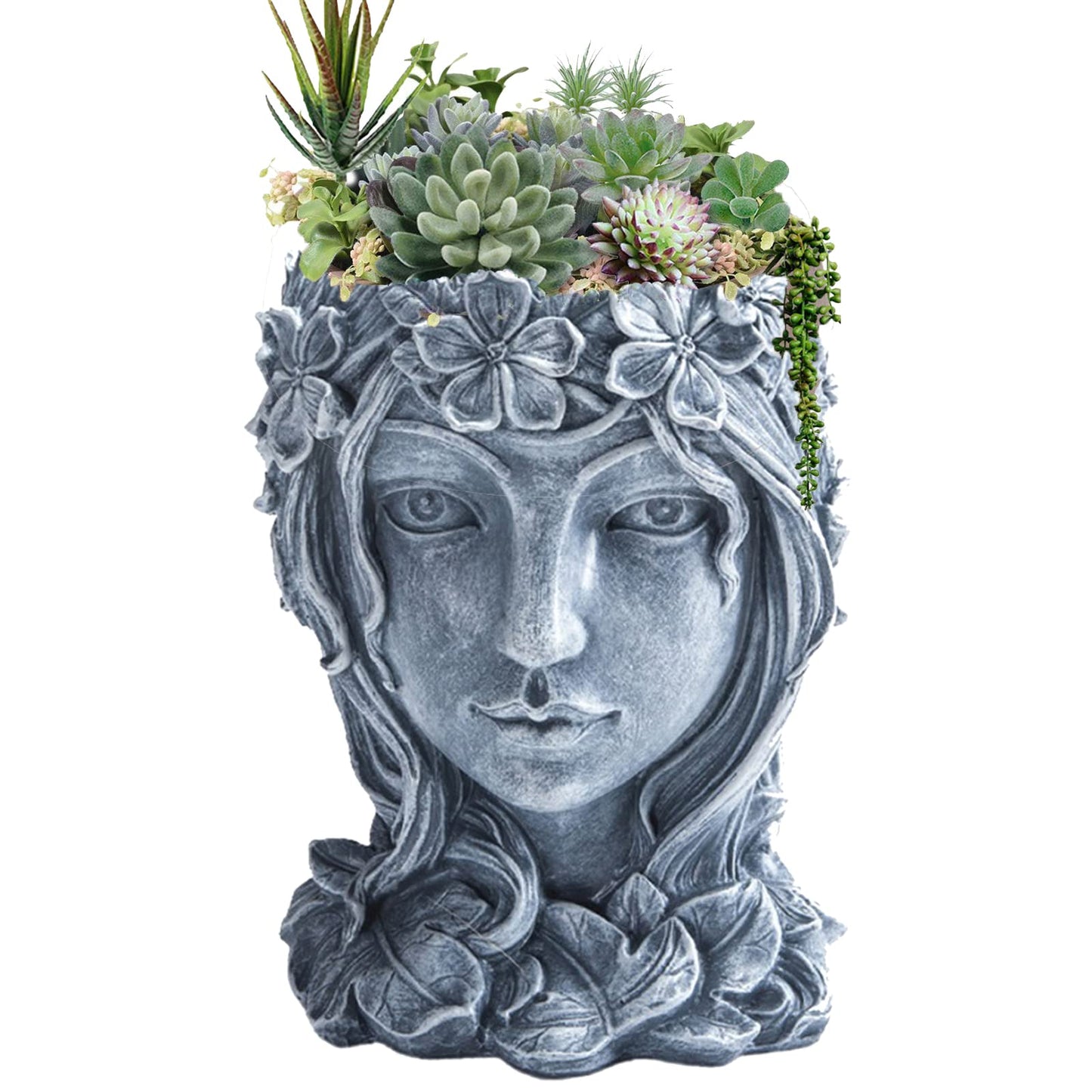 Face Flower Pot Head Planter Pots Succulent Planter Goddess Face