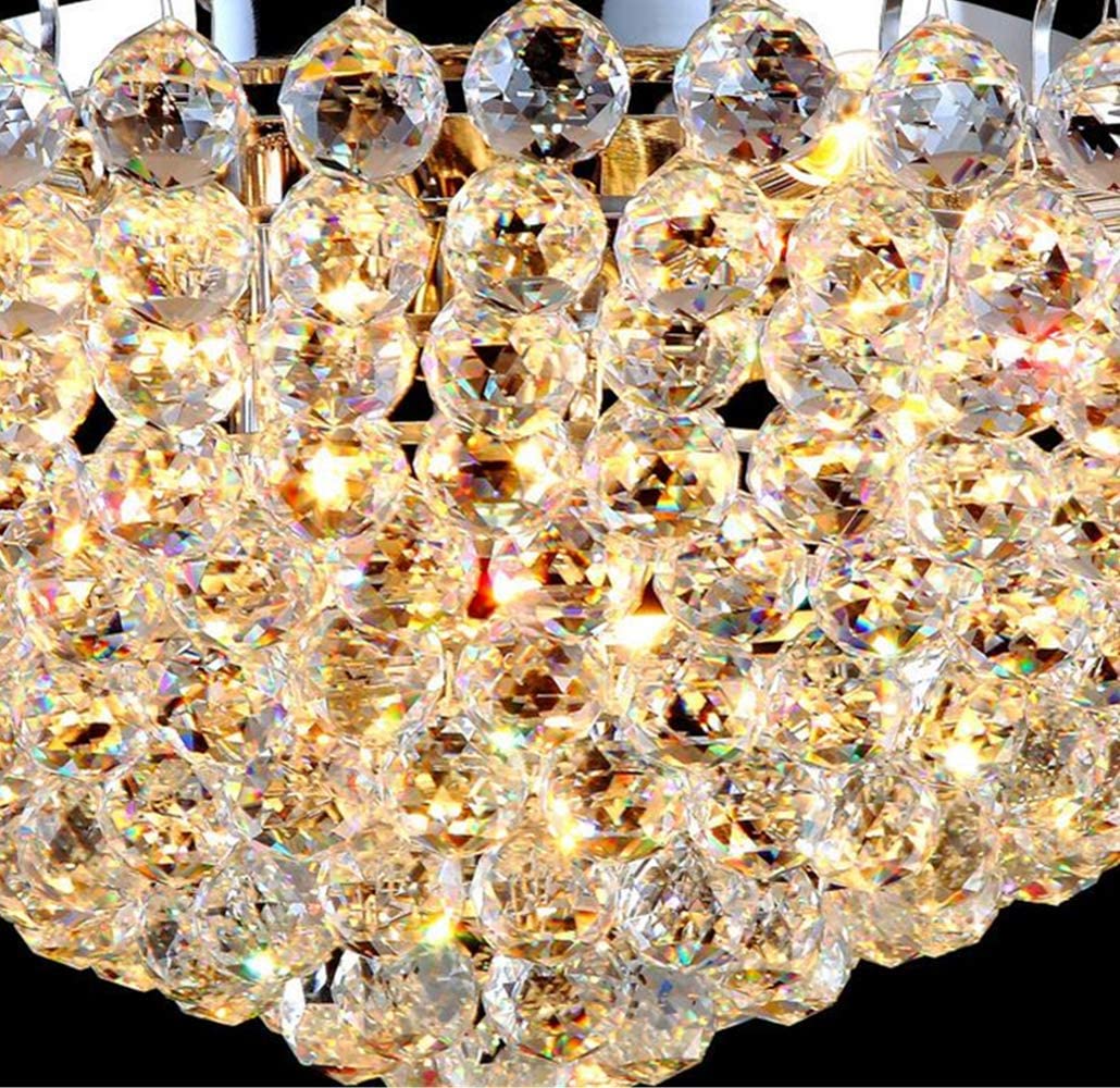 24 Inch French Empire Style Gold Chandelier with 8 Lights