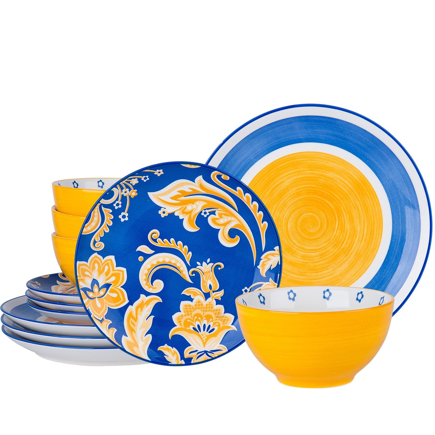 Hand-painted Pattern Dinnerware Sets