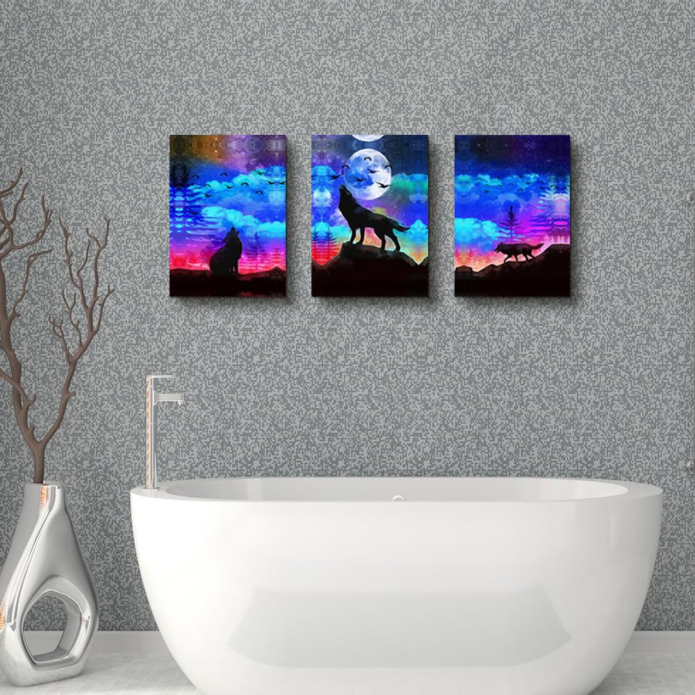 Framed Wall Art For Bedroom Abstract Wall Decor Art  3 Piece