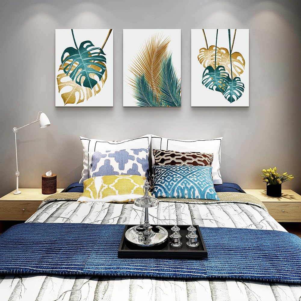 Framed Wall Art For Bedroom Abstract Wall Decor Art  3 Piece