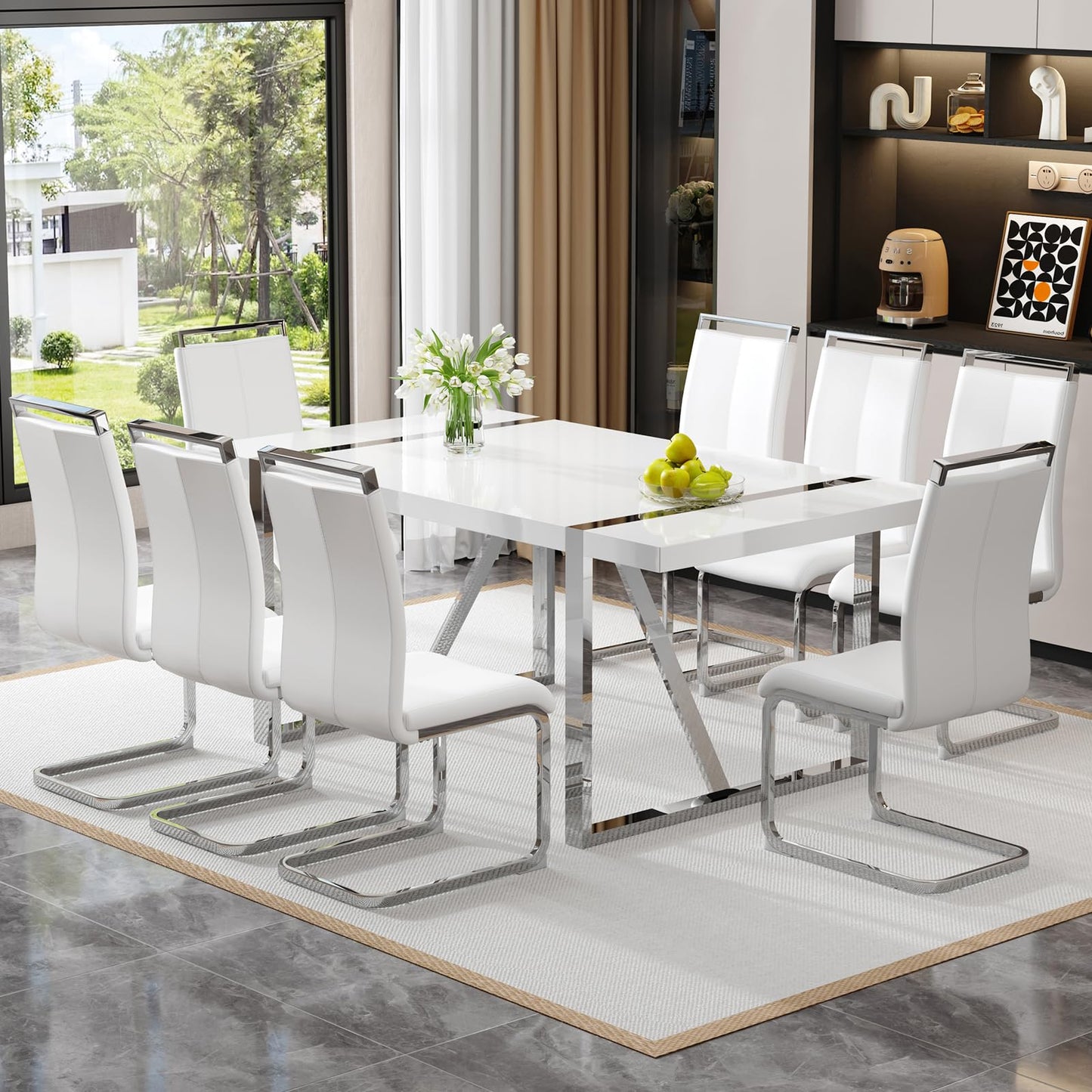 Dining Table Set for 4，5 Piece Dining Table Set