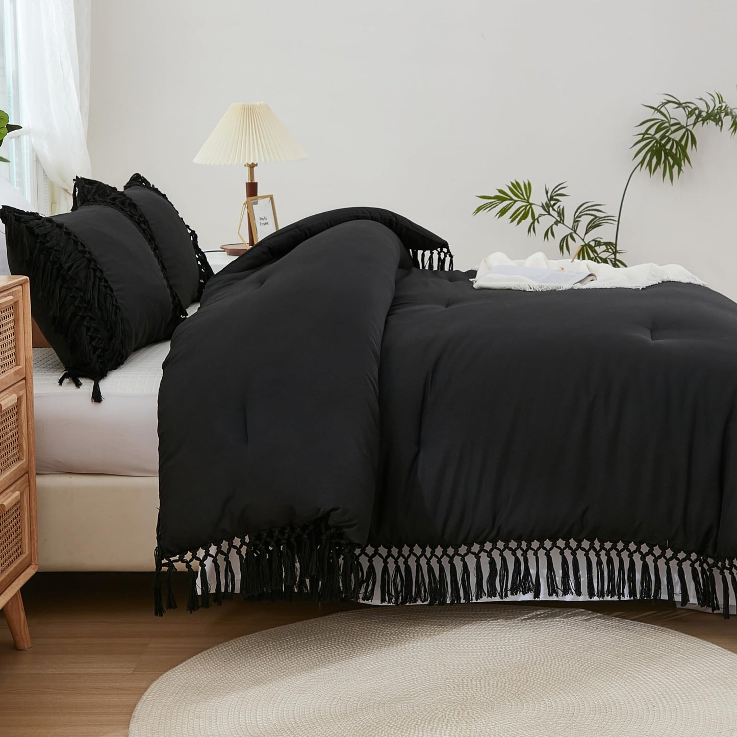 3 Pieces Boho Terracotta Lightweight Comforter Sets