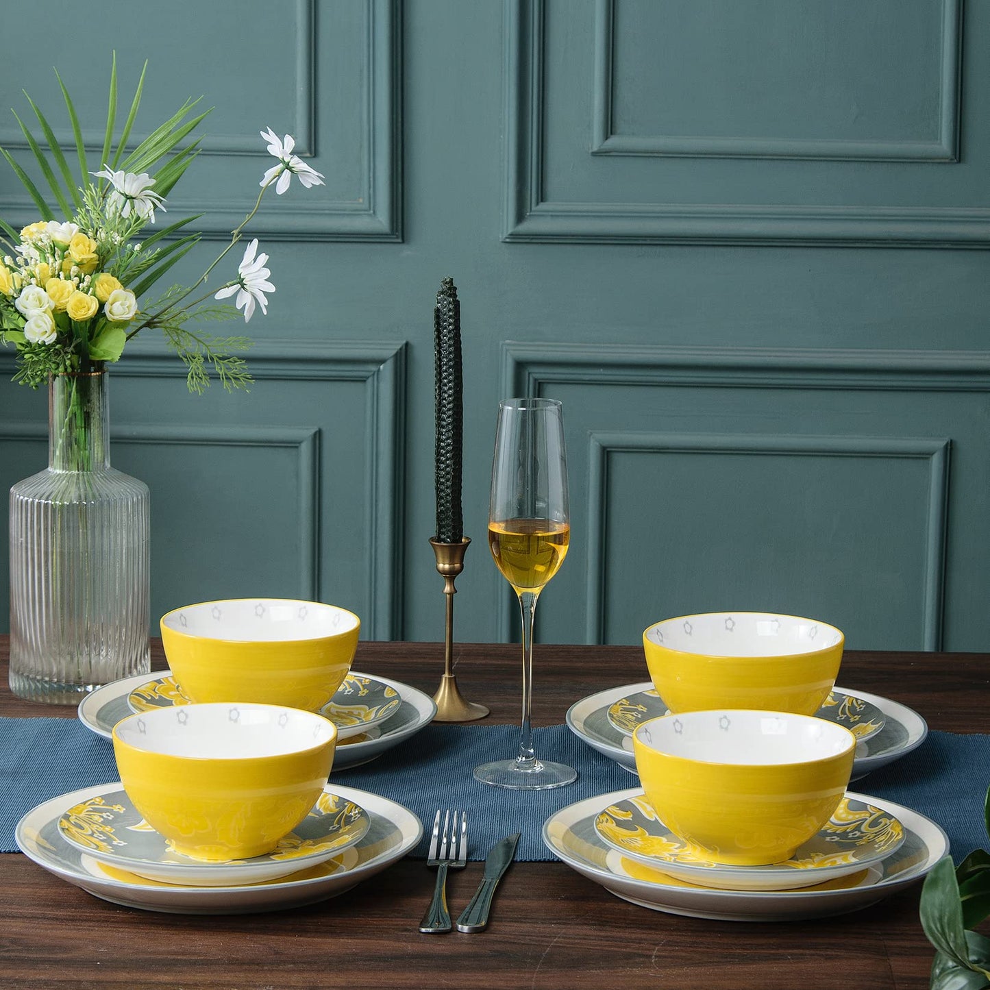 Hand-painted Pattern Dinnerware Sets