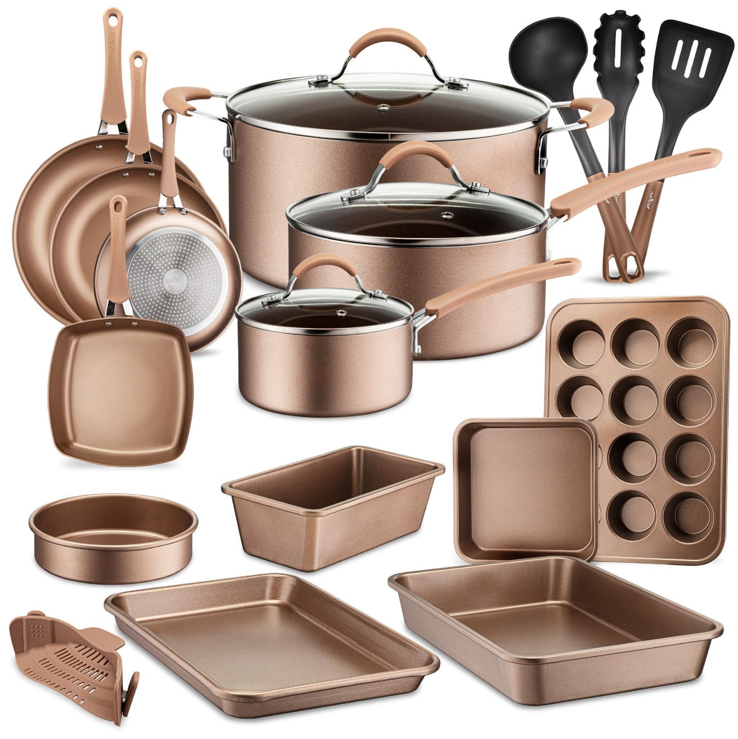 Professional 20 Pc Kitchen Set with Bakeware Set