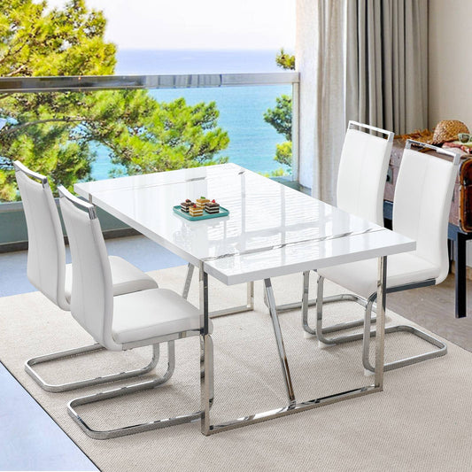 Dining Table Set for 4，5 Piece Dining Table Set