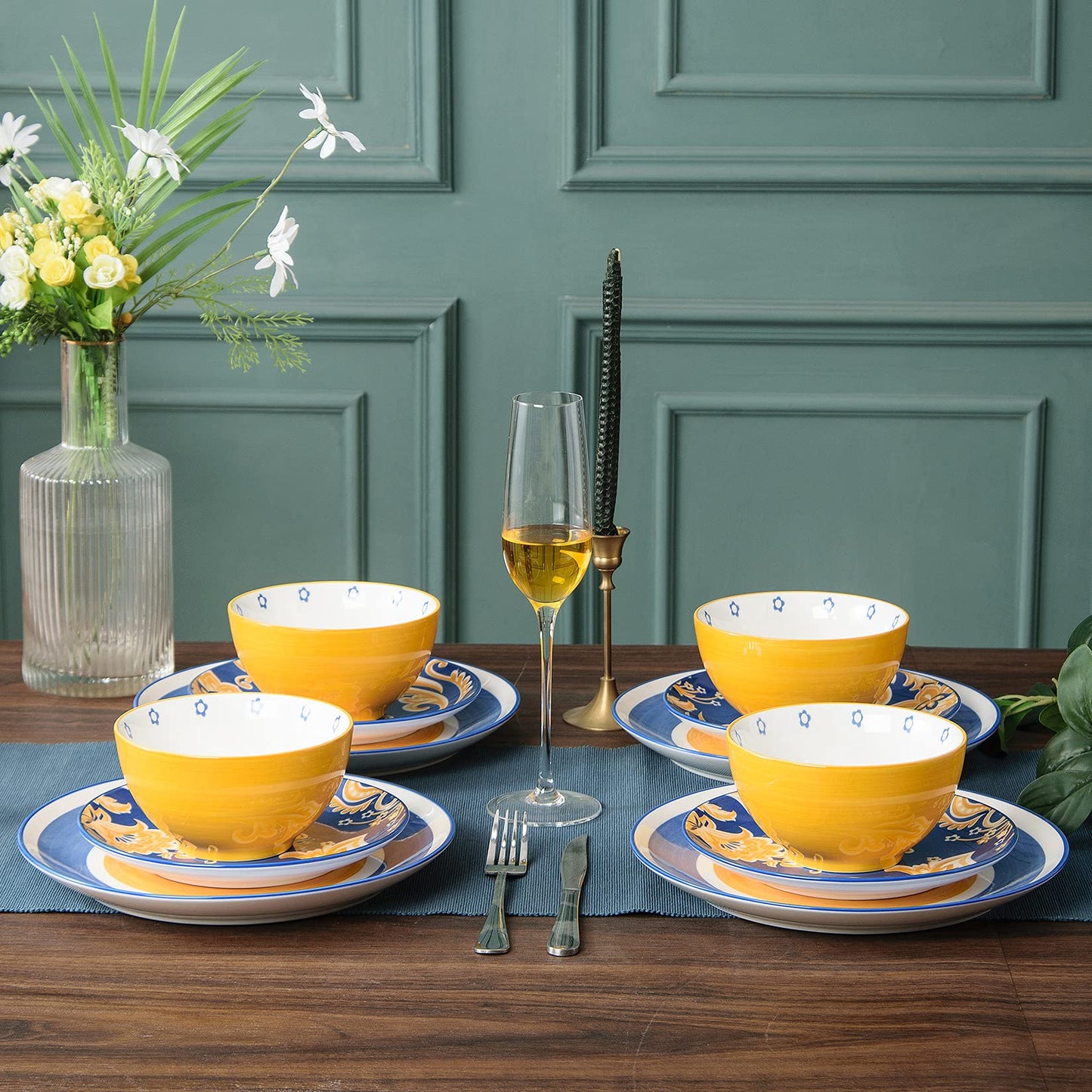 Hand-painted Pattern Dinnerware Sets