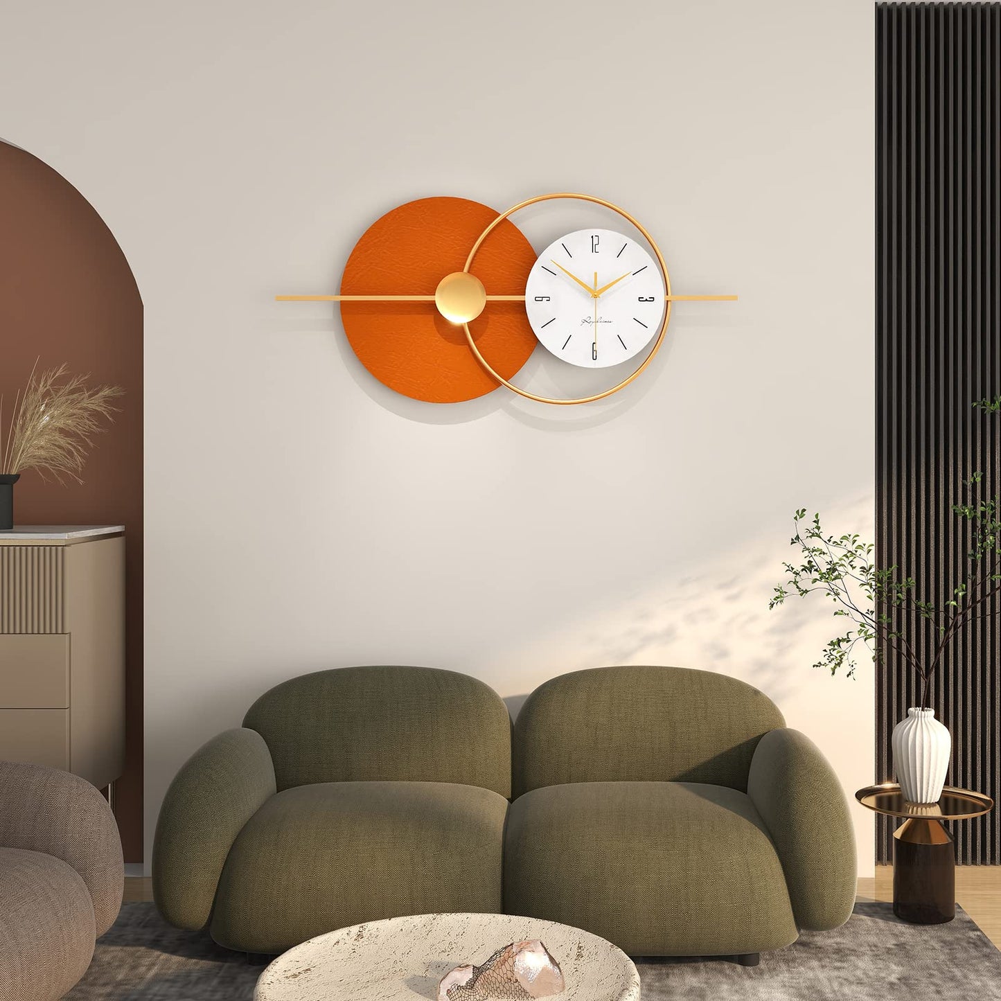 Extra Large Wall Clock for Living Room Decor Modern Decorative Art Clock