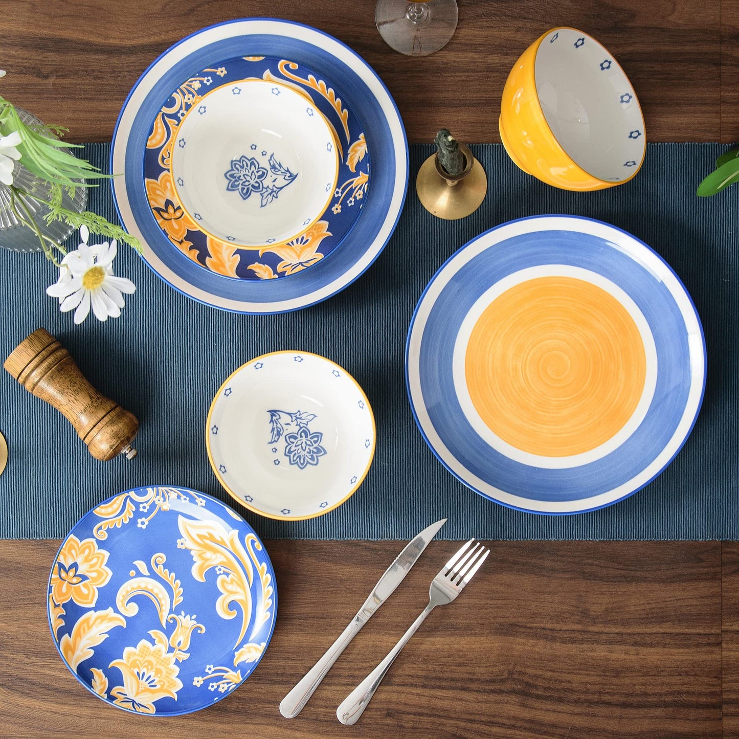 Hand-painted Pattern Dinnerware Sets