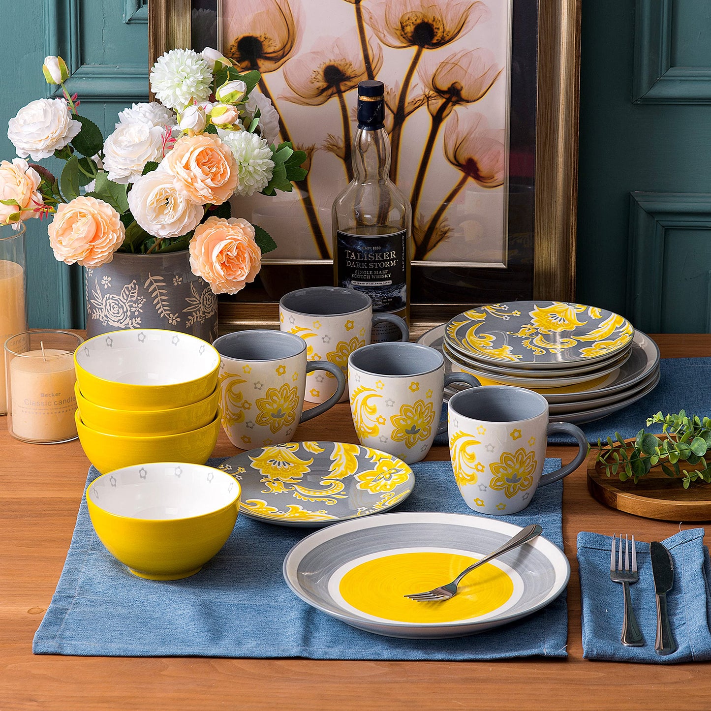 Hand-painted Pattern Dinnerware Sets