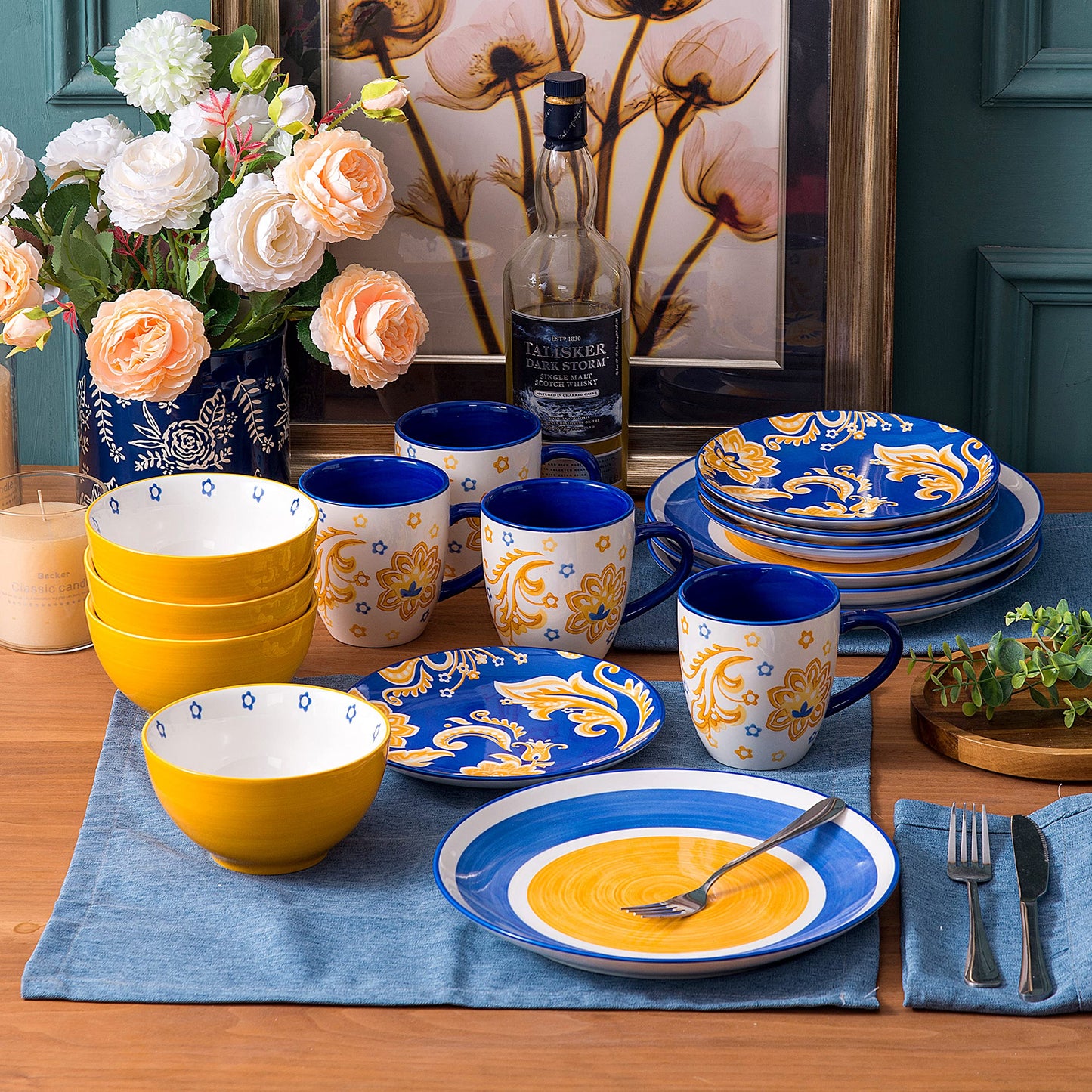 Hand-painted Pattern Dinnerware Sets