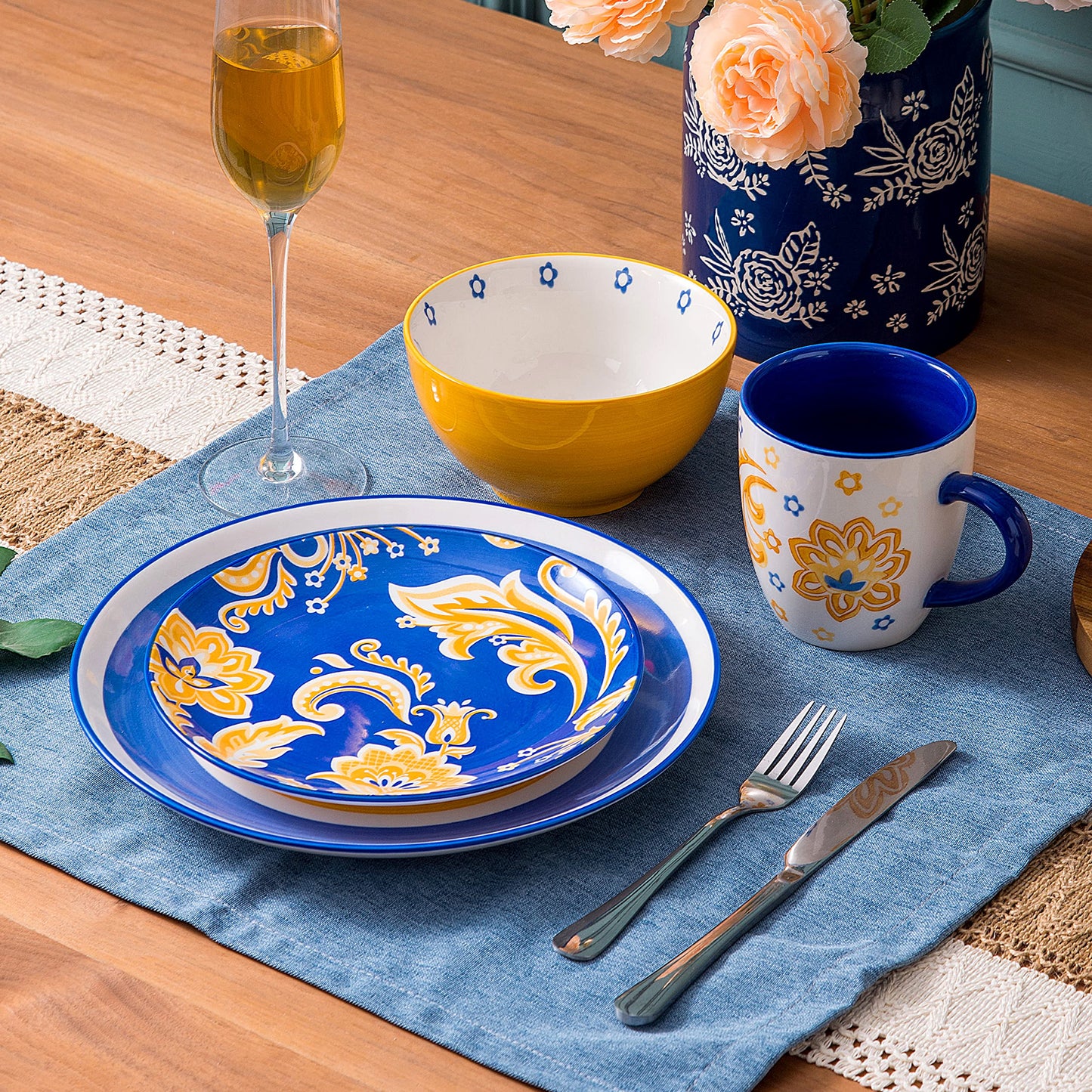 Hand-painted Pattern Dinnerware Sets