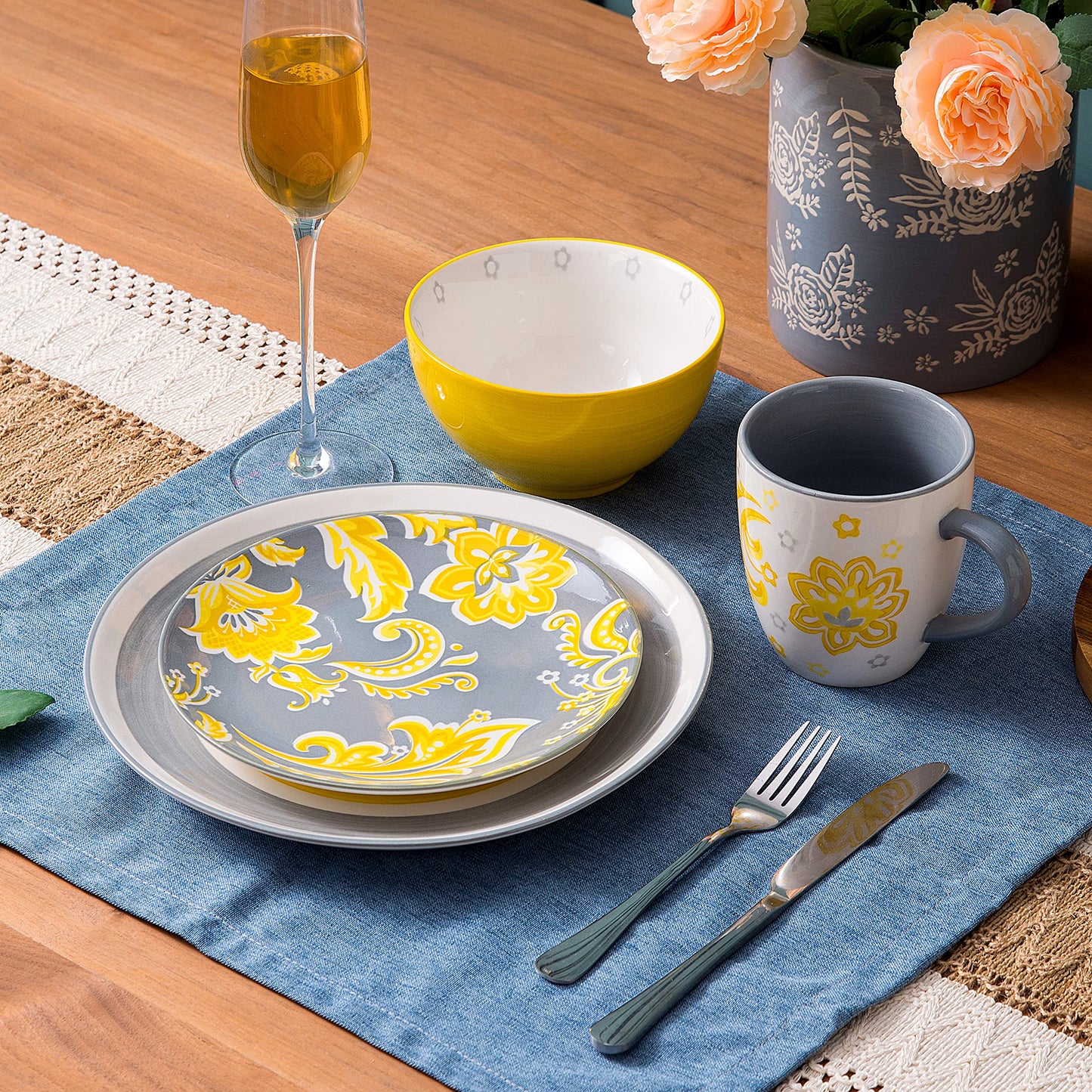 Hand-painted Pattern Dinnerware Sets