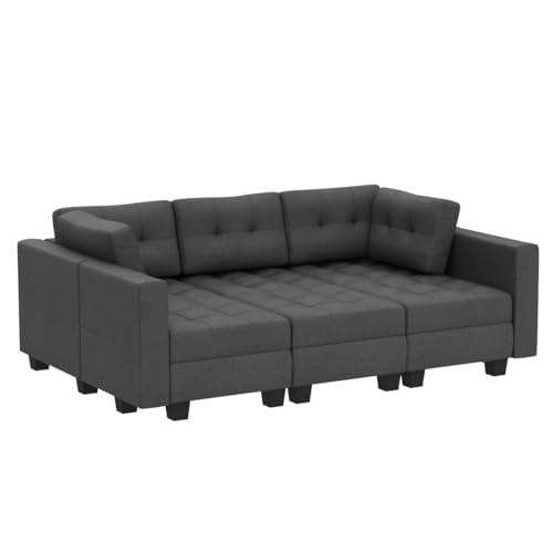 Modular Sofa Bed Set Sectional Oversized Couch Storage Seats EK HOME FURNITURE