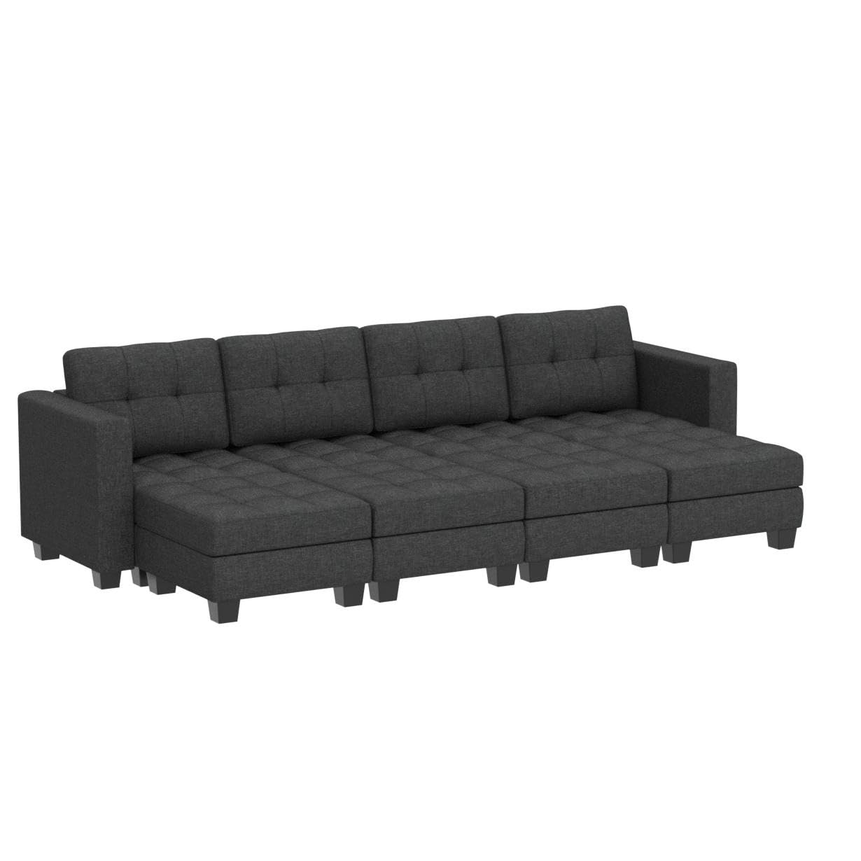 Modular Sofa Bed Set Sectional Oversized Couch Storage Seats EK HOME FURNITURE