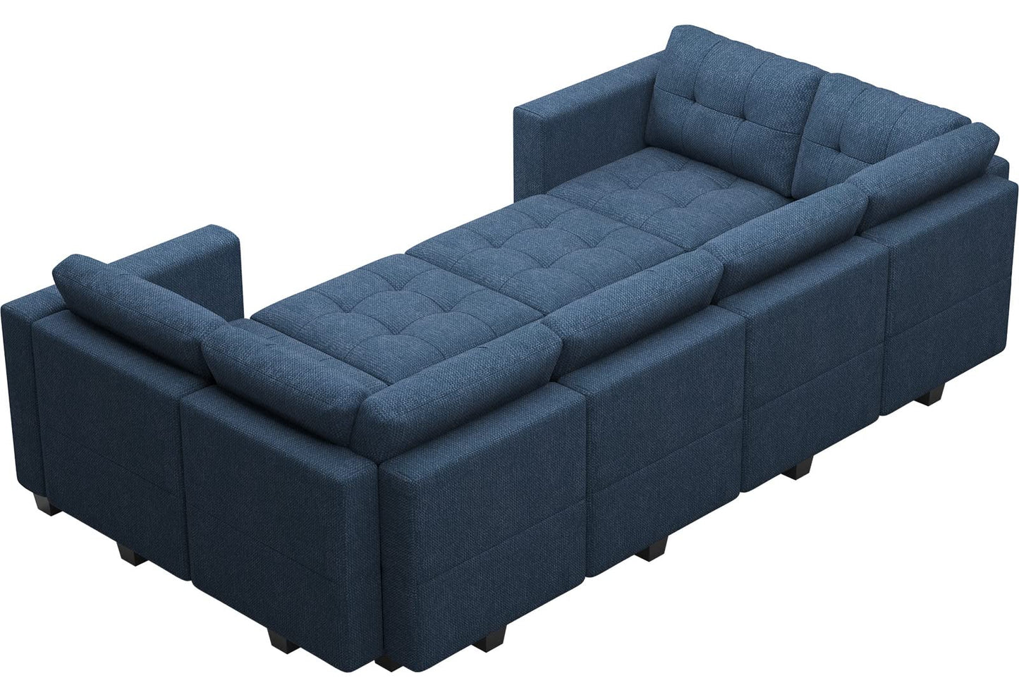 Modular Sofa Bed Set Sectional Oversized Couch Storage Seats EK HOME FURNITURE