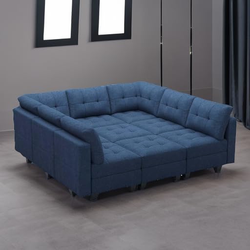 Modular Sofa Bed Set Sectional Oversized Couch Storage Seats EK HOME FURNITURE