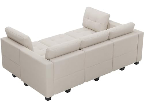 Modular Sofa Bed Set Sectional Oversized Couch Storage Seats EK HOME FURNITURE