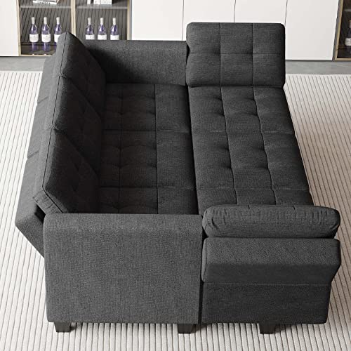 Modular Sofa Bed Set Sectional Oversized Couch Storage Seats EK HOME FURNITURE