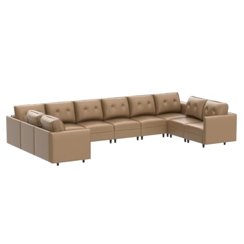 Oversized Modular Sofa Sectional Couch with Storage, Large 14 Seater U Shaped Sofa with Chaise EK HOME FURNITURE