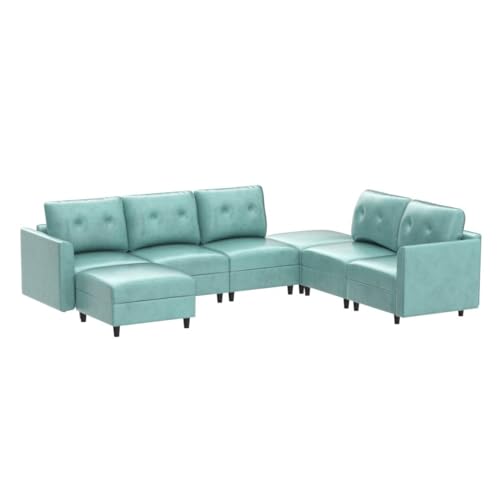 Oversized Modular Sofa Sectional Couch with Storage, Large 14 Seater U Shaped Sofa with Chaise EK HOME FURNITURE