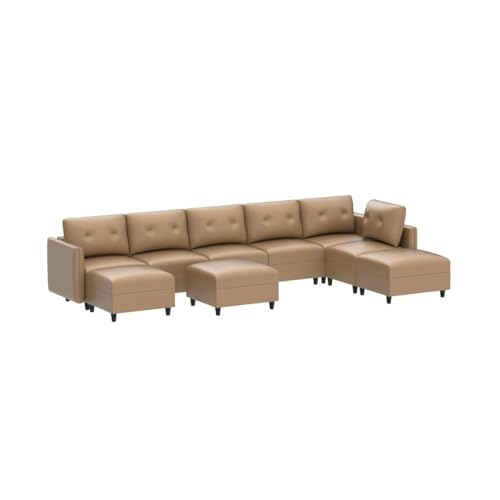 Oversized Modular Sofa Sectional Couch with Storage, Large 14 Seater U Shaped Sofa with Chaise EK HOME FURNITURE