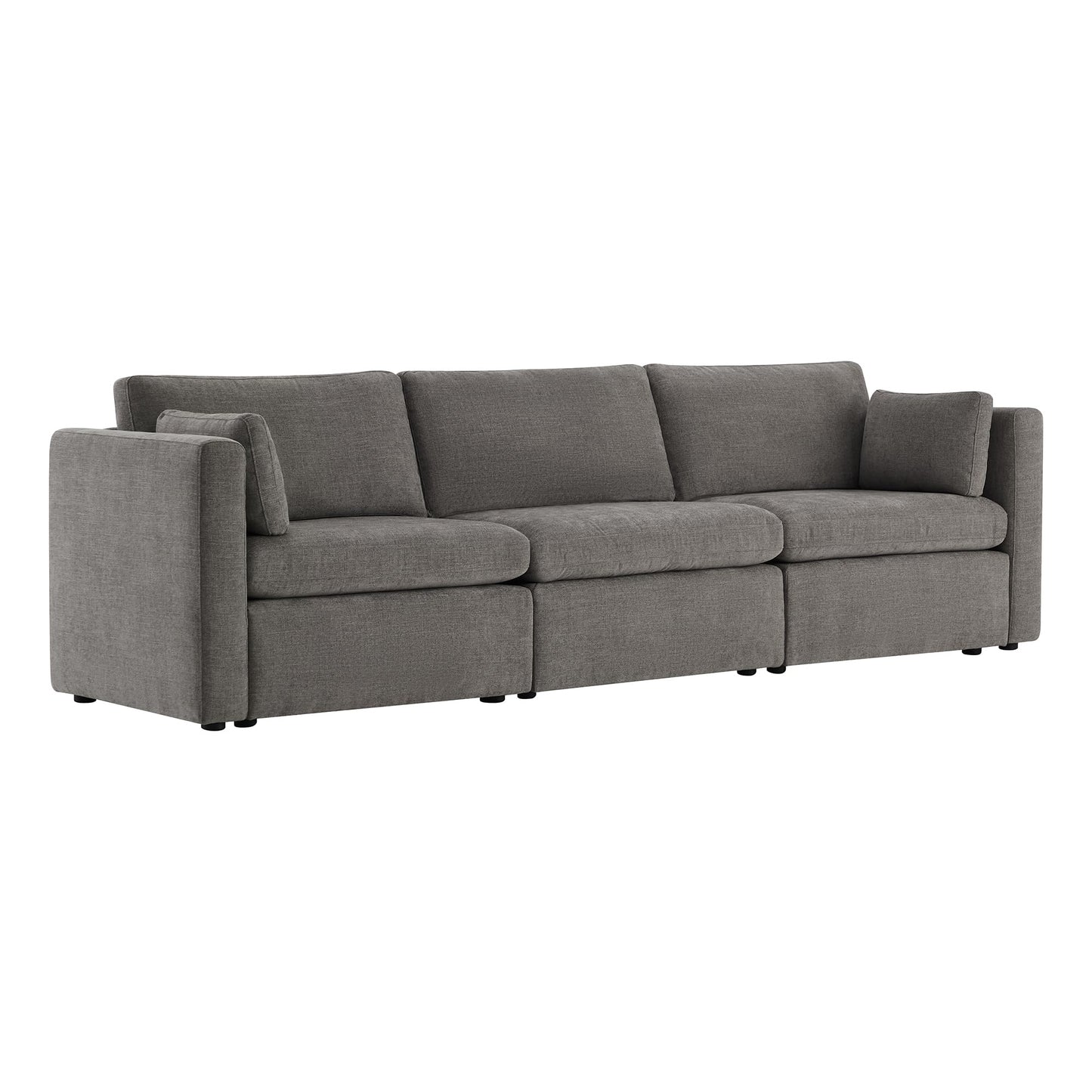 U-Shaped Modular Sofa Set, Extra Large Sectional Couch with Reversible Chaise, 146 inch Width EK HOME FURNITURE