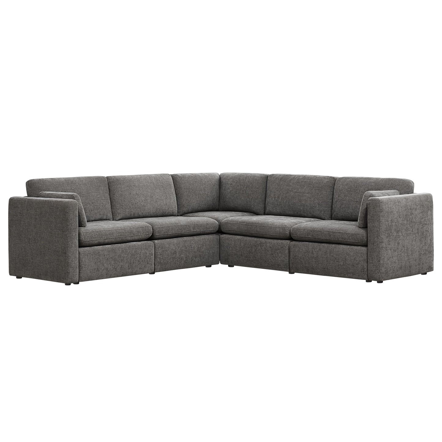 U-Shaped Modular Sofa Set, Extra Large Sectional Couch with Reversible Chaise, 146 inch Width EK HOME FURNITURE