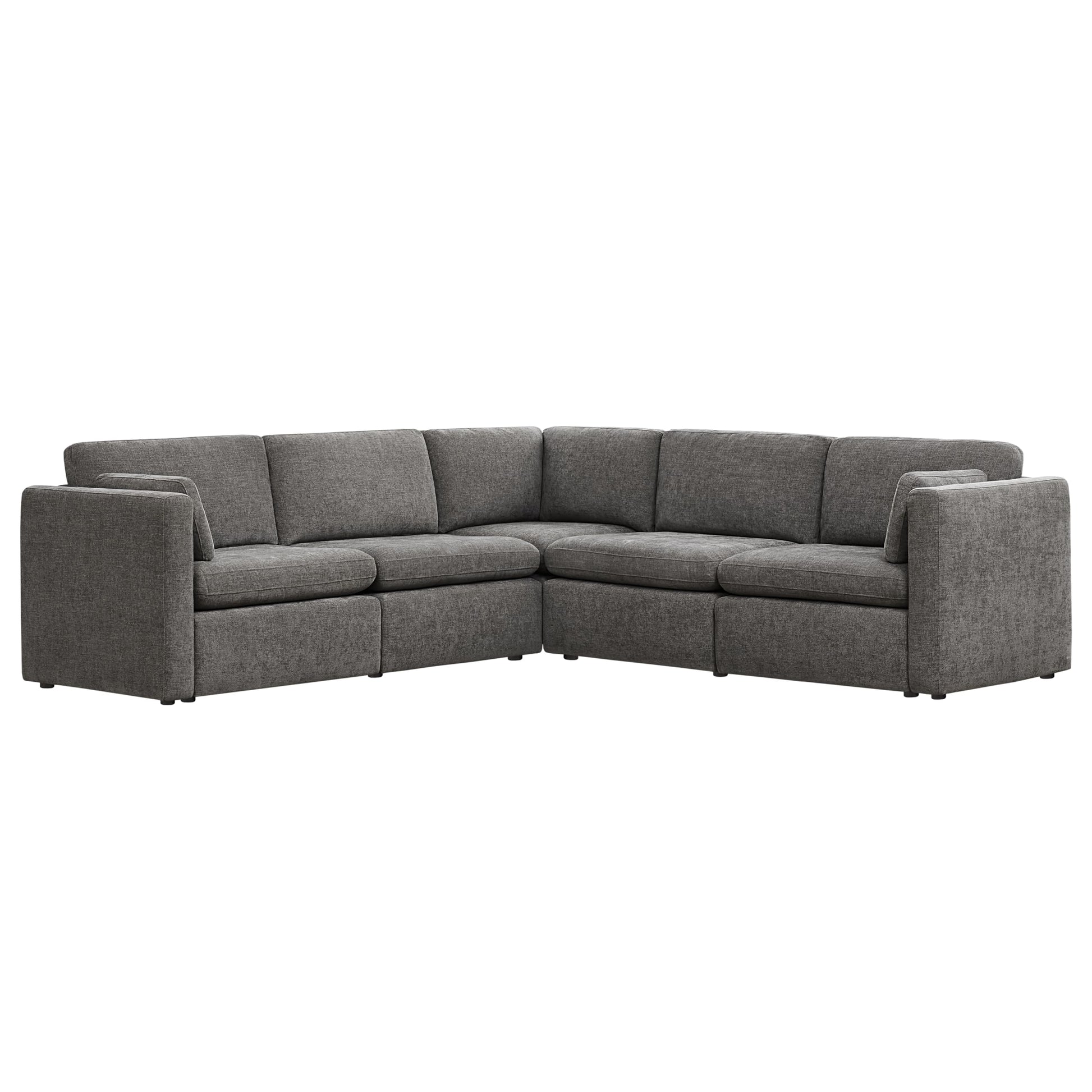 U-Shaped Modular Sofa Set, Extra Large Sectional Couch with Reversible Chaise, 146 inch Width EK HOME FURNITURE