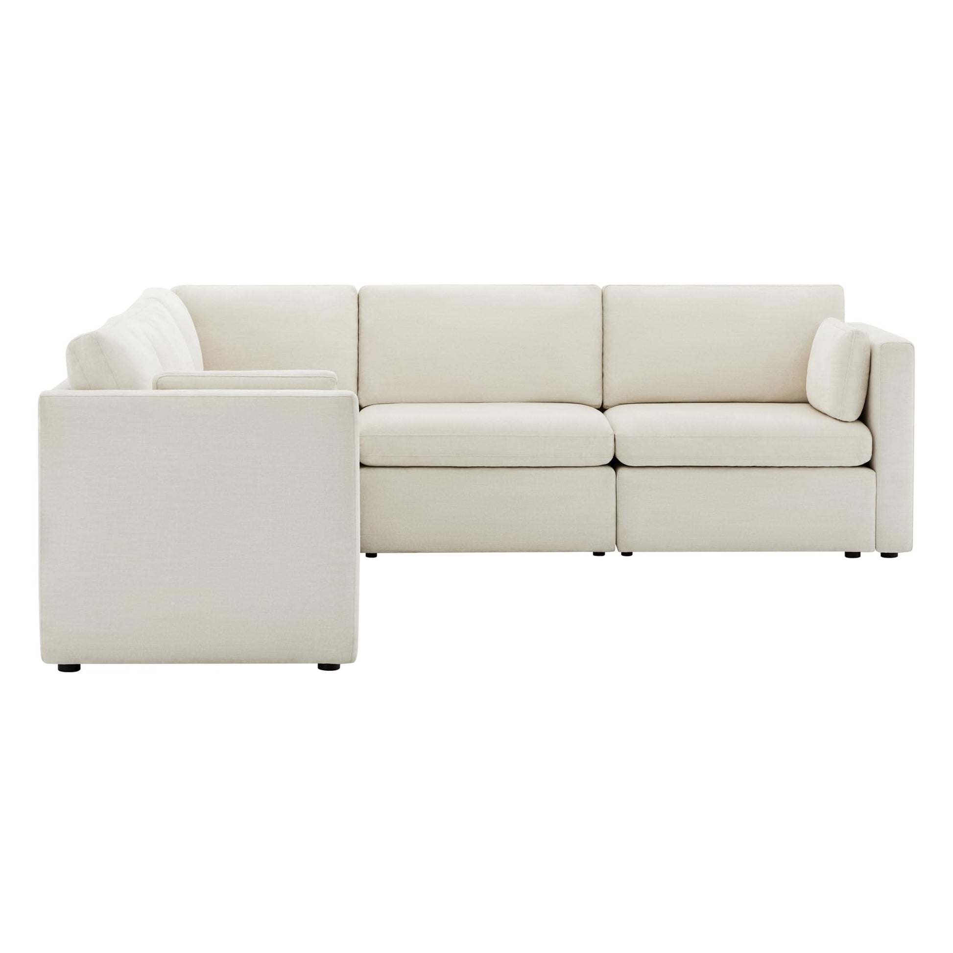 U-Shaped Modular Sofa Set, Extra Large Sectional Couch with Reversible Chaise, 146 inch Width EK HOME FURNITURE