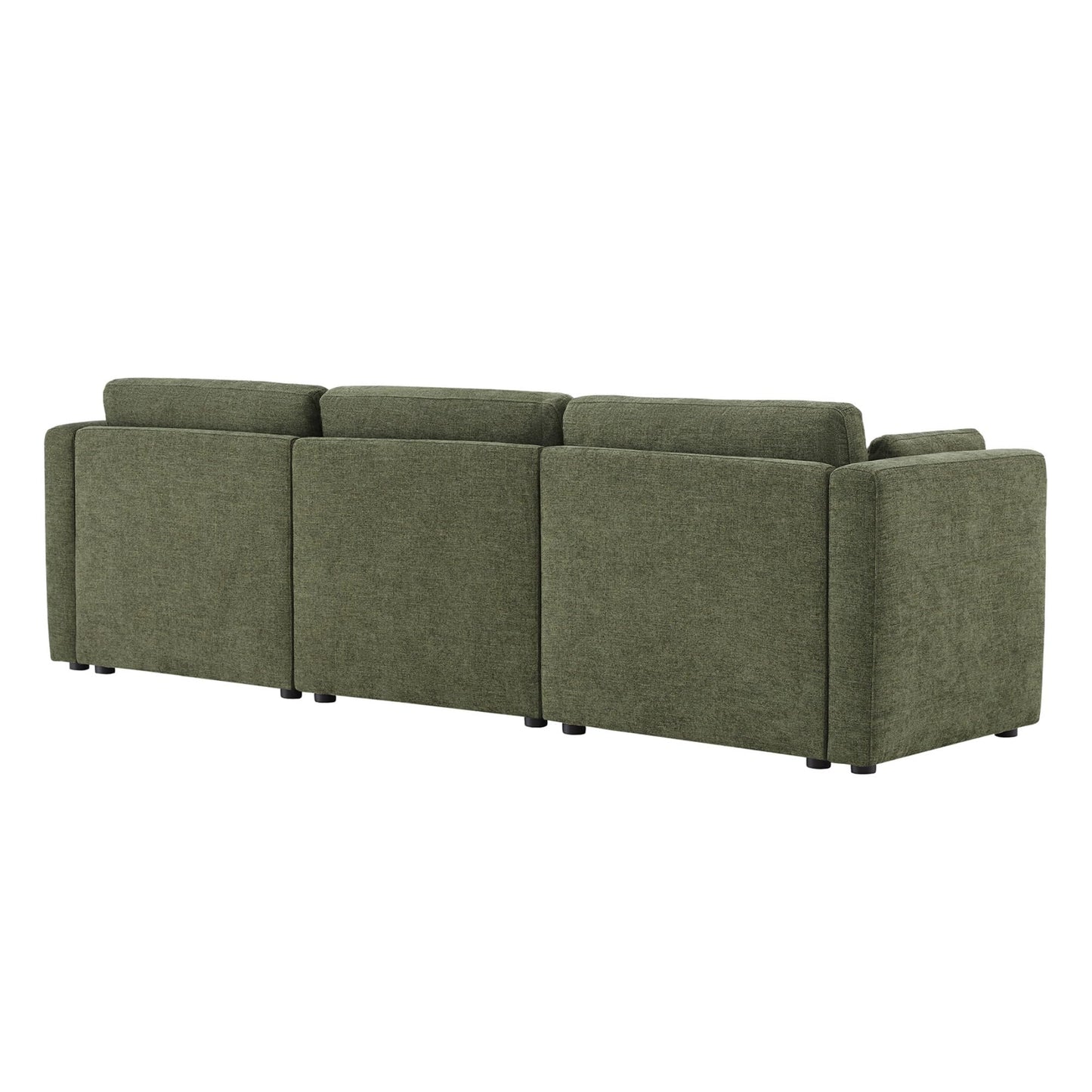 U-Shaped Modular Sofa Set, Extra Large Sectional Couch with Reversible Chaise, 146 inch Width EK HOME FURNITURE