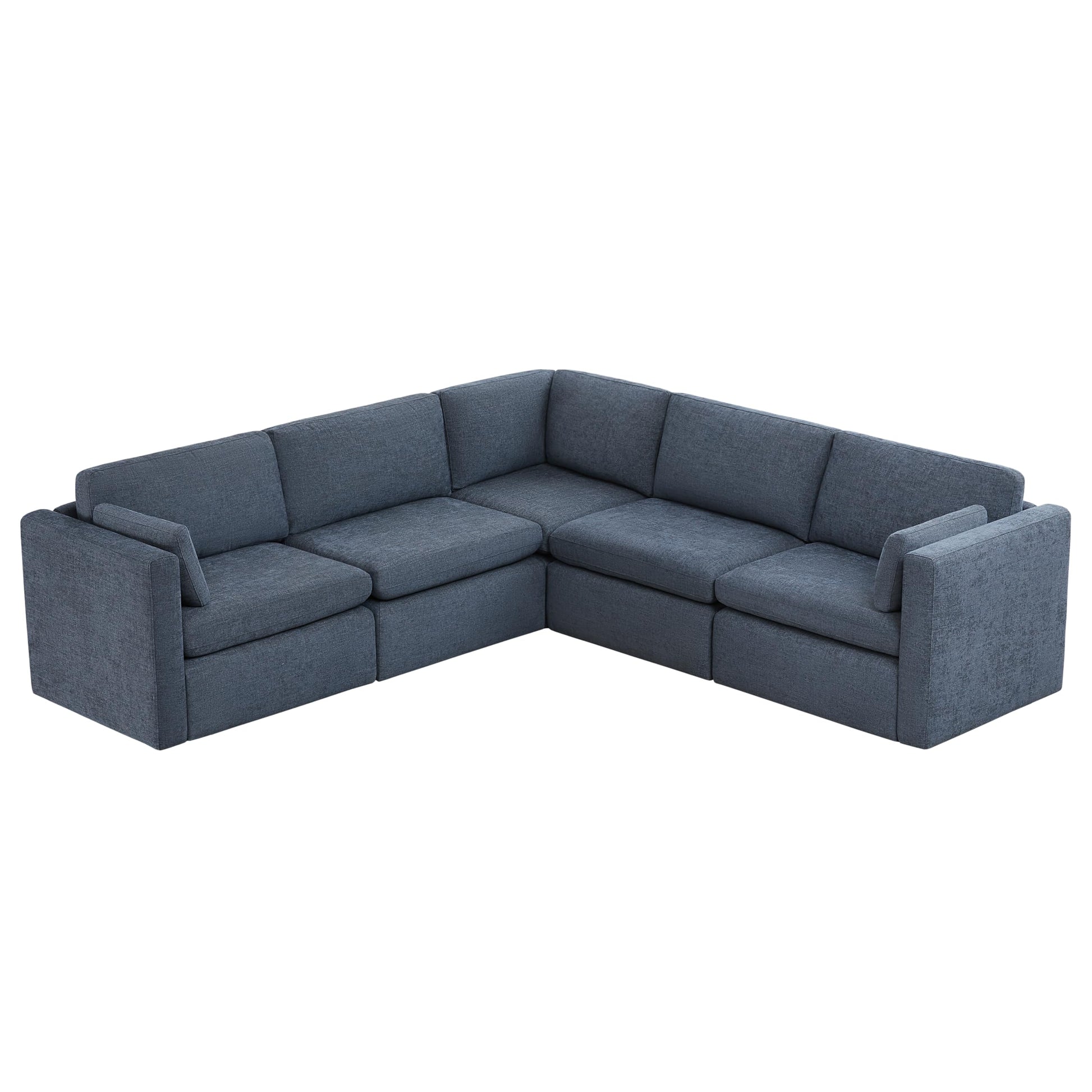 U-Shaped Modular Sofa Set, Extra Large Sectional Couch with Reversible Chaise, 146 inch Width EK HOME FURNITURE