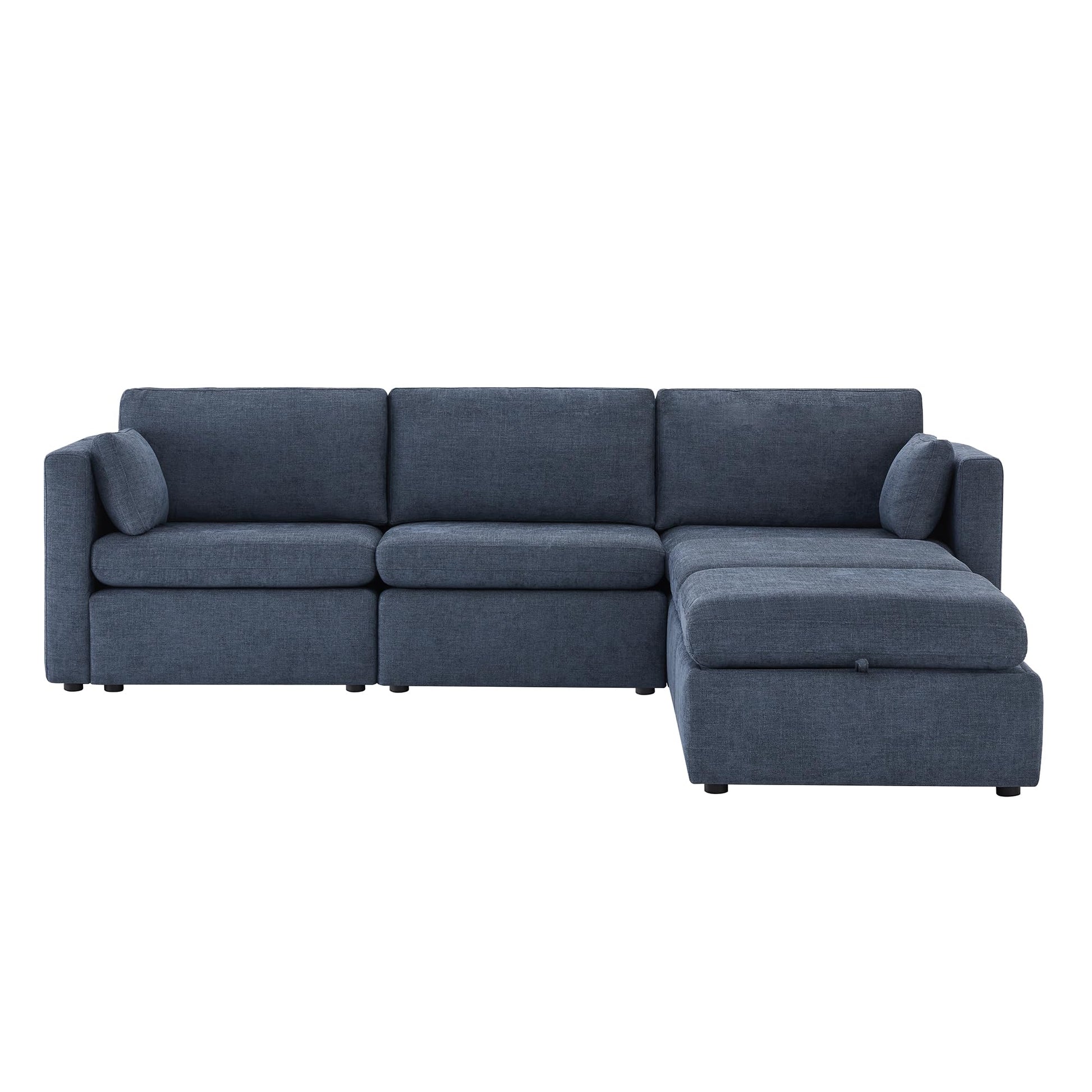 U-Shaped Modular Sofa Set, Extra Large Sectional Couch with Reversible Chaise, 146 inch Width EK HOME FURNITURE