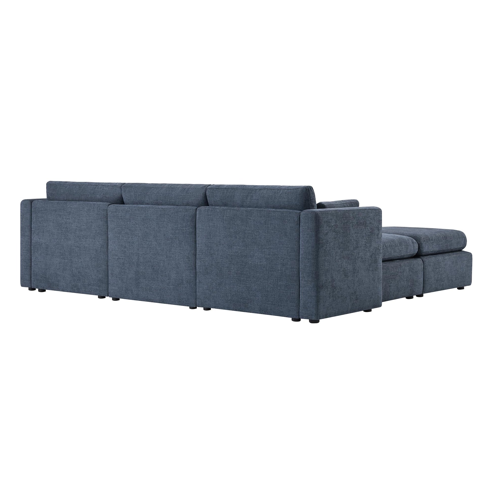 U-Shaped Modular Sofa Set, Extra Large Sectional Couch with Reversible Chaise, 146 inch Width EK HOME FURNITURE