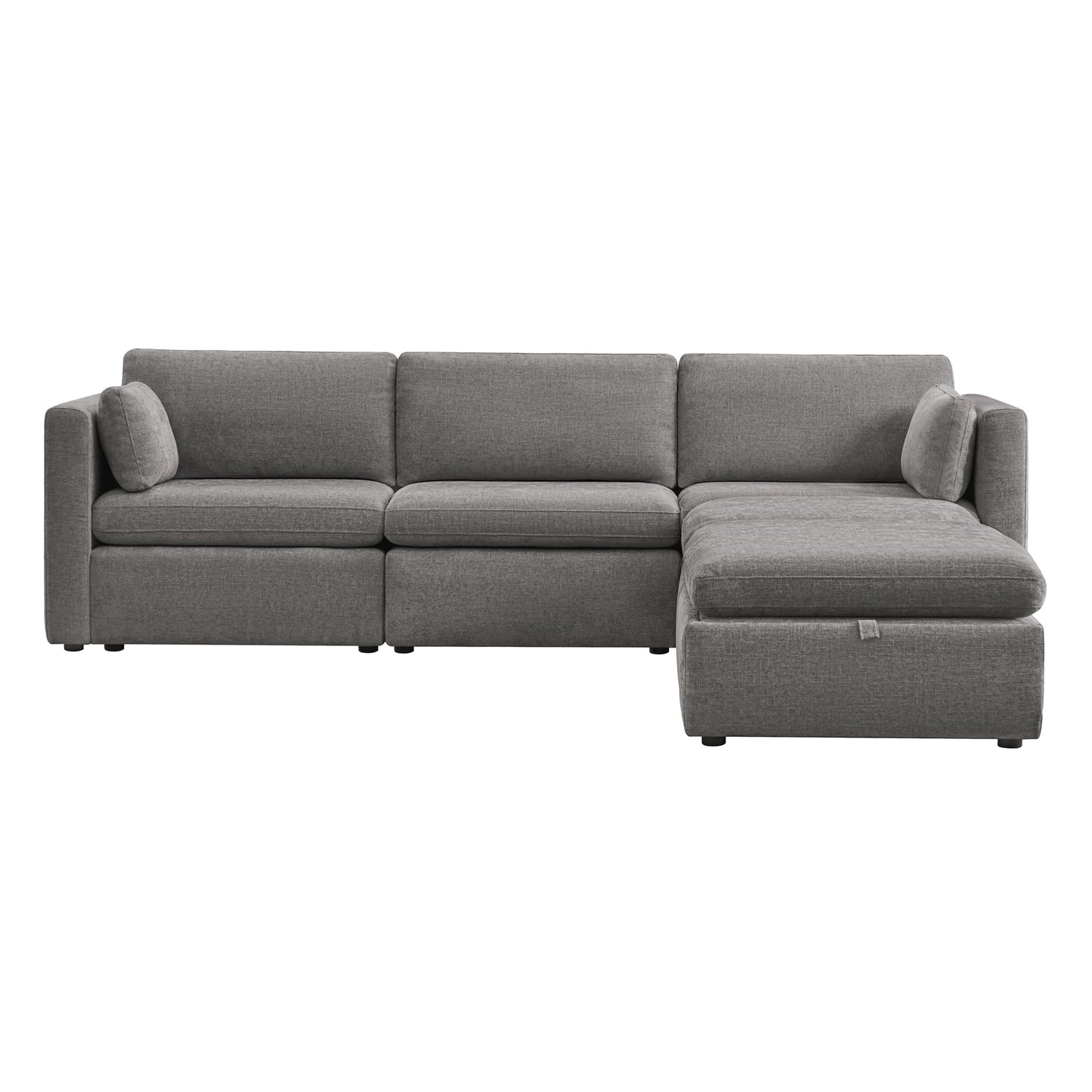 U-Shaped Modular Sofa Set, Extra Large Sectional Couch with Reversible Chaise, 146 inch Width EK HOME FURNITURE