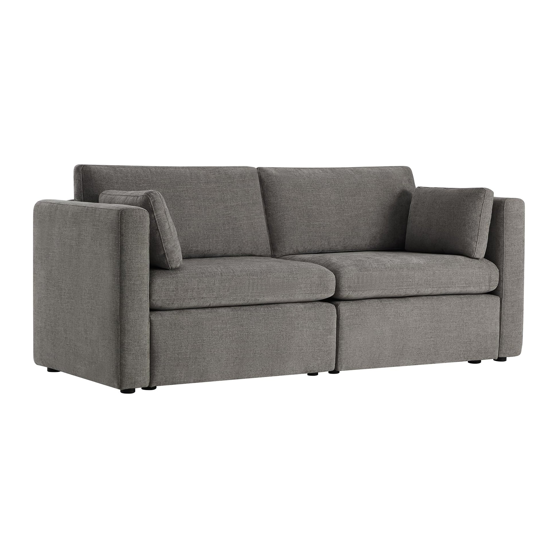 U-Shaped Modular Sofa Set, Extra Large Sectional Couch with Reversible Chaise, 146 inch Width EK HOME FURNITURE