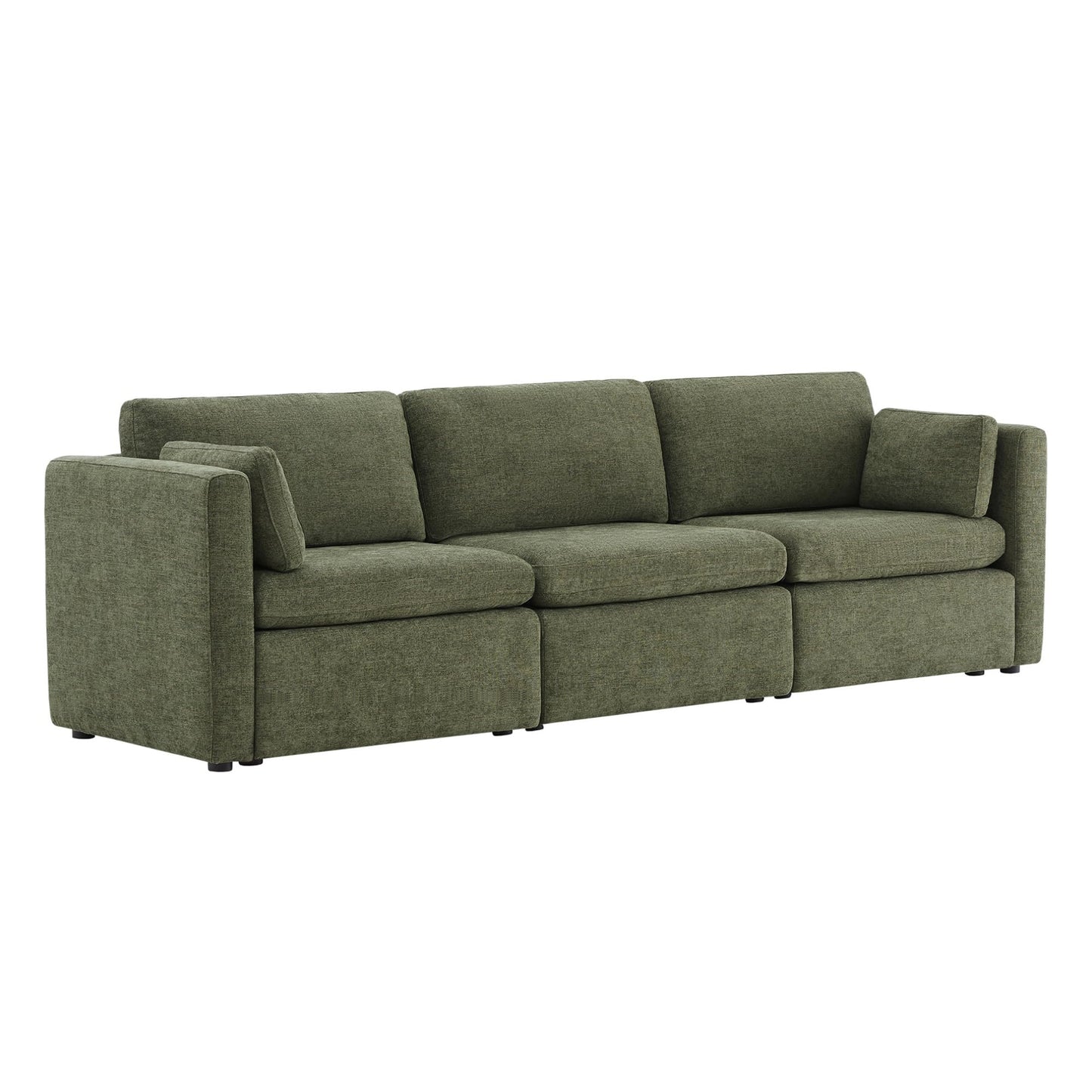 U-Shaped Modular Sofa Set, Extra Large Sectional Couch with Reversible Chaise, 146 inch Width EK HOME FURNITURE