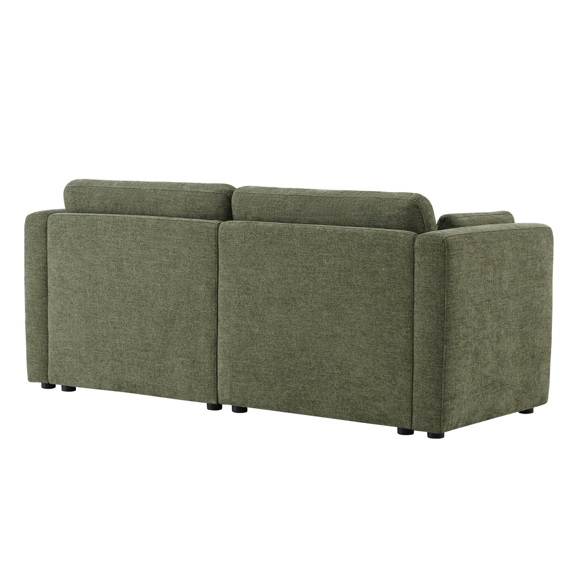 U-Shaped Modular Sofa Set, Extra Large Sectional Couch with Reversible Chaise, 146 inch Width EK HOME FURNITURE