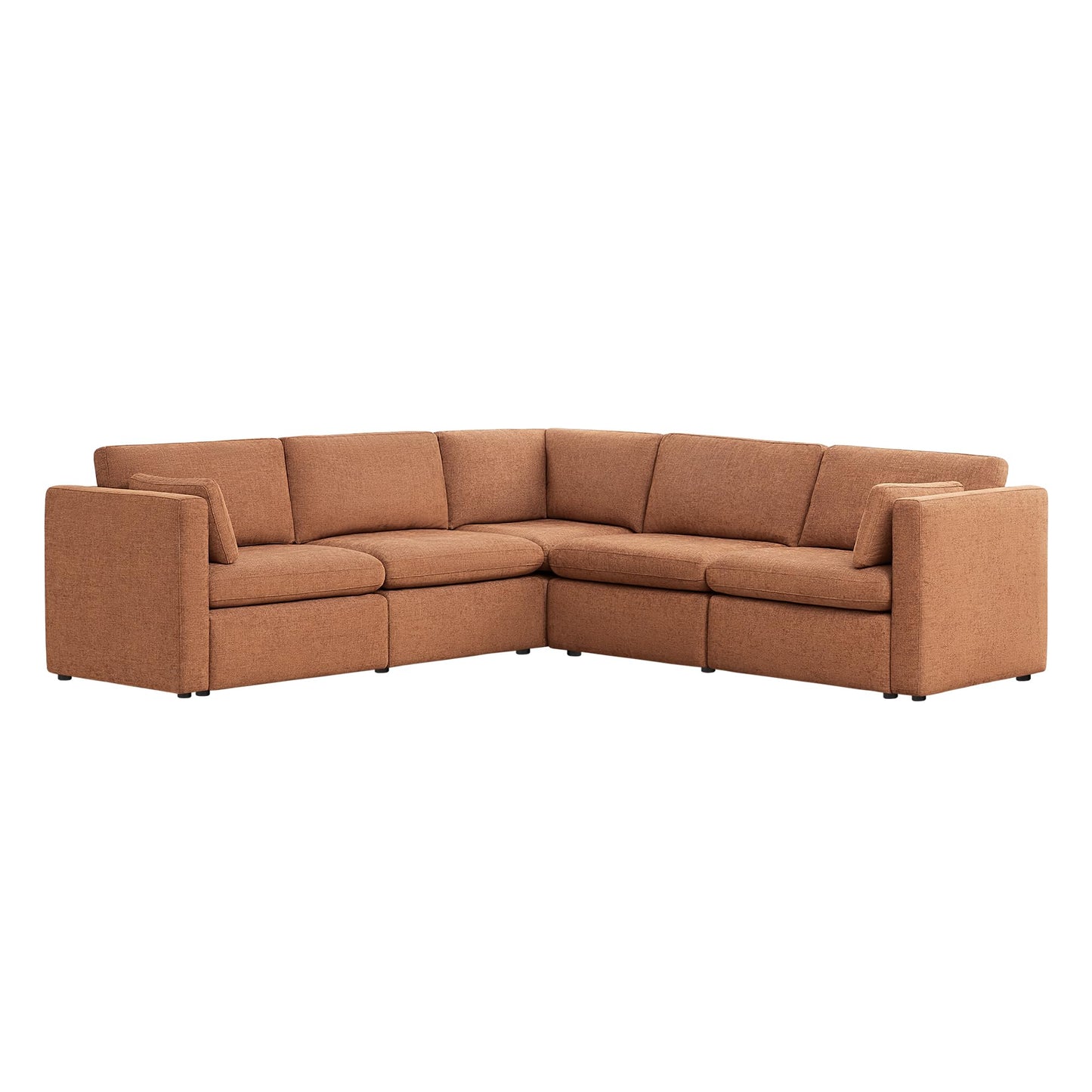 U-Shaped Modular Sofa Set, Extra Large Sectional Couch with Reversible Chaise, 146 inch Width EK HOME FURNITURE