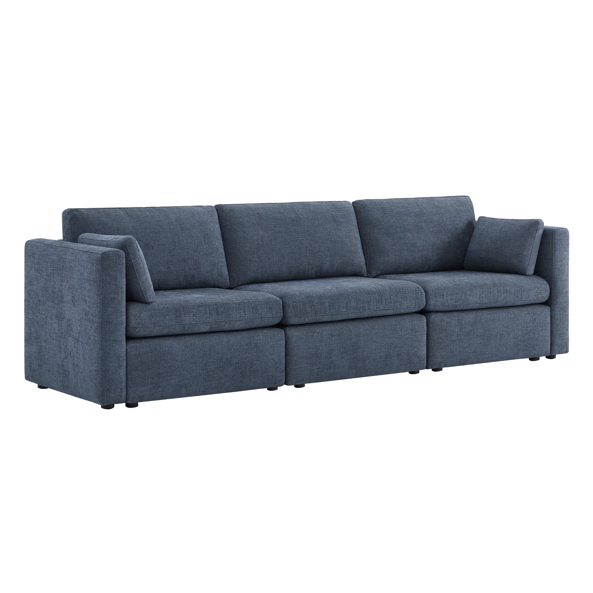 U-Shaped Modular Sofa Set, Extra Large Sectional Couch with Reversible Chaise, 146 inch Width EK HOME FURNITURE