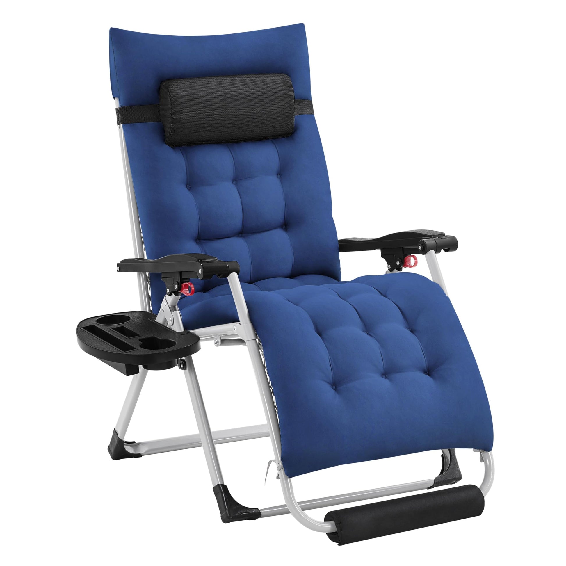 Zero Gravity Chair, with Removable Pad & Headrest & Side Cup Holder EK HOME FURNITURE